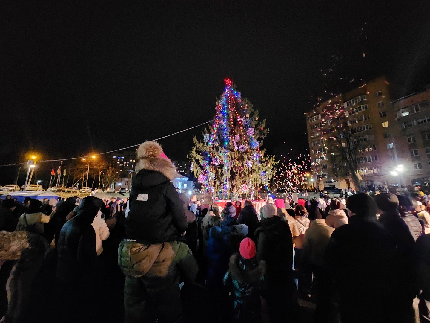 красноармейск, городской округ пушкинский, главная елка, зимний сезон, вертикалки,