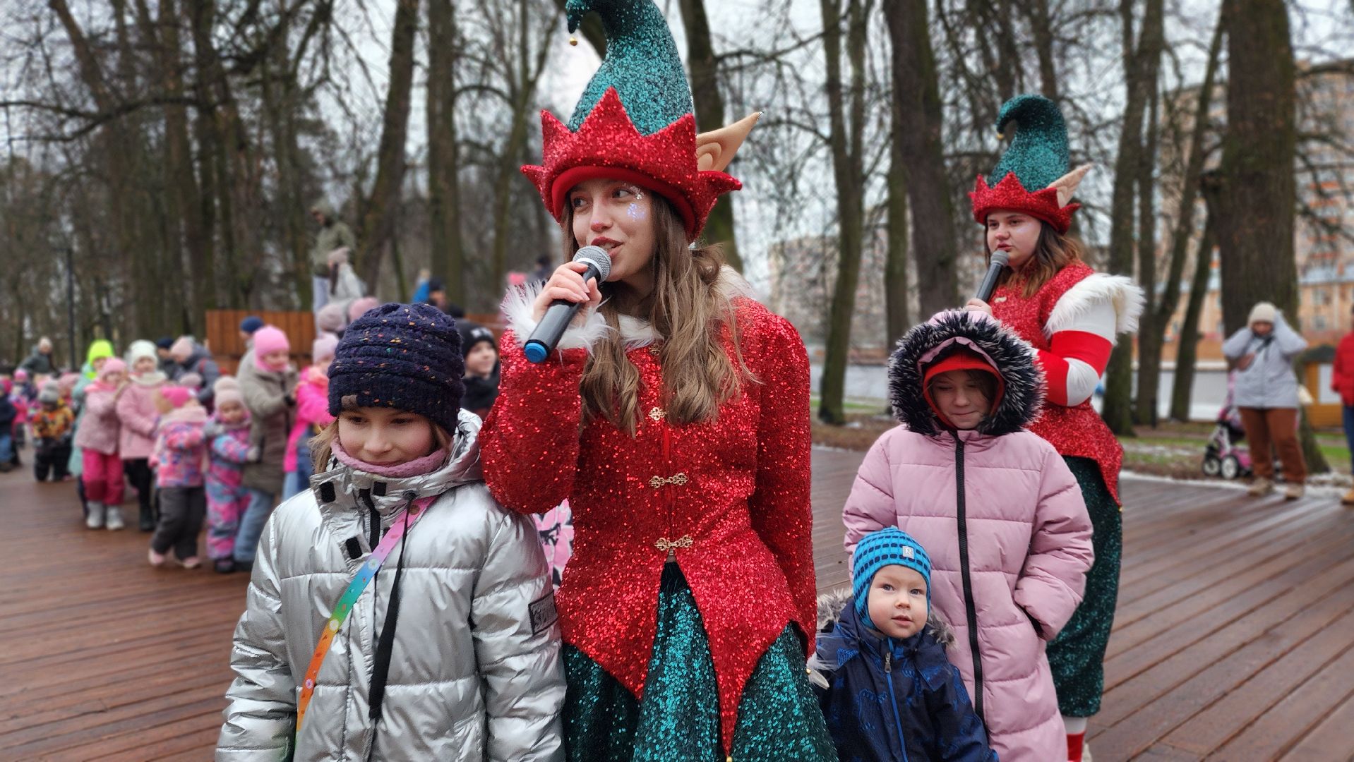 зимний сезон, зима в Подмосковье, парки Подмосковья, Лосино-Петровский, вертикалки,