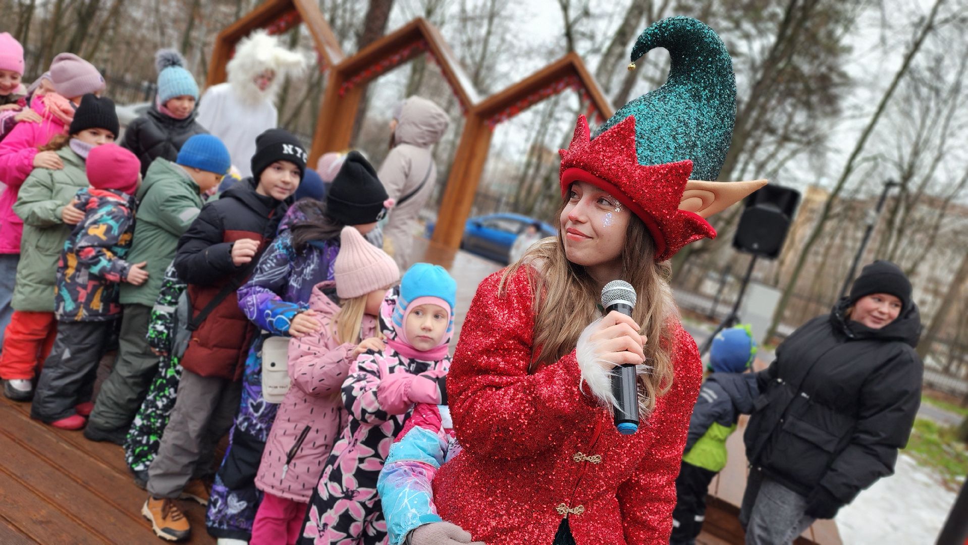 зимний сезон, зима в Подмосковье, парки Подмосковья, Лосино-Петровский, вертикалки,