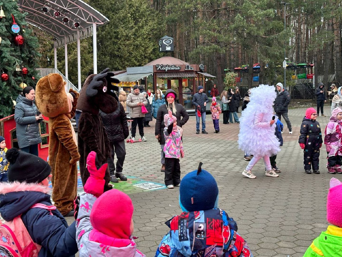 парки домодедово, первый день зимы,дети,