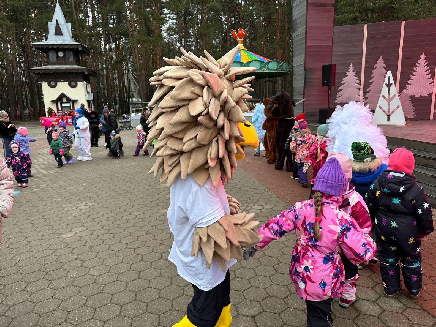 парки домодедово, первый день зимы,дети,