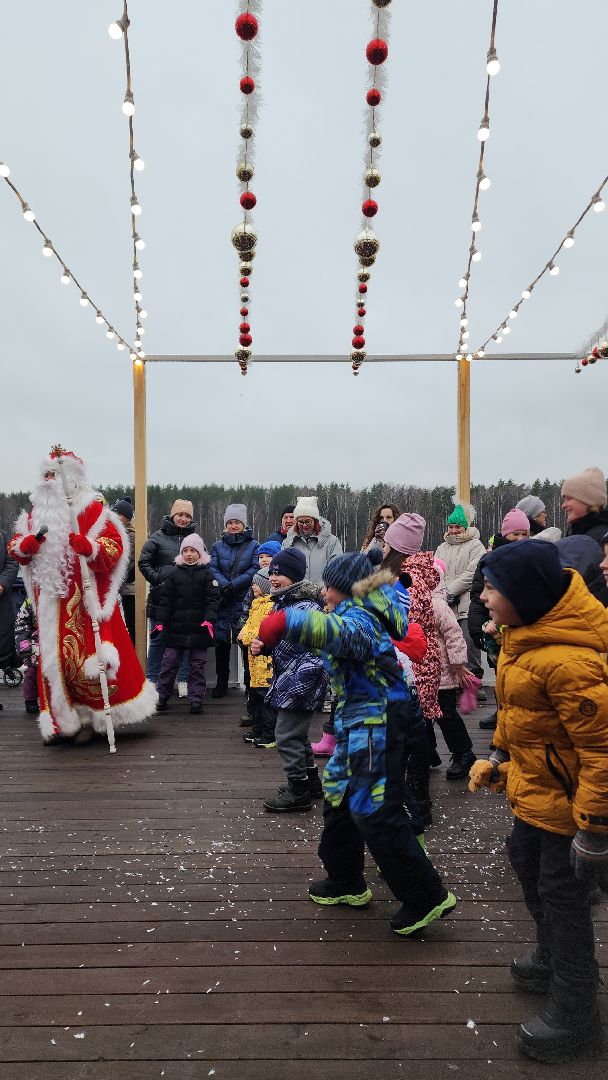 вертикалка, вертикальное видео, электросталь, зимний сезон, зима 2024-2025, дед мороз, дед мороз и снегурочка, открытие зимнего сезона,