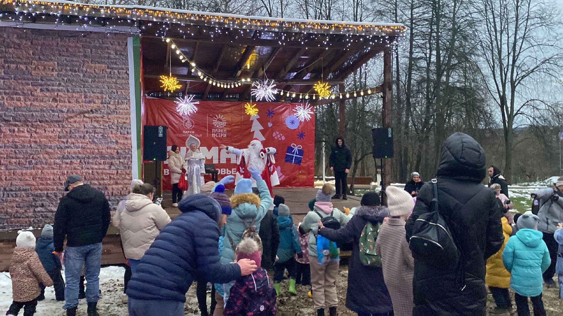 Праздник, парк, вертикалкизима в подмосковье,