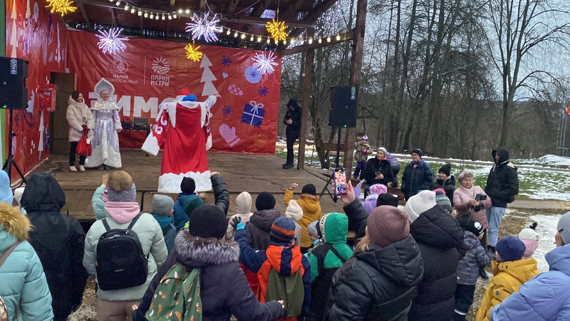 Праздник, парк, вертикалкизима в подмосковье,