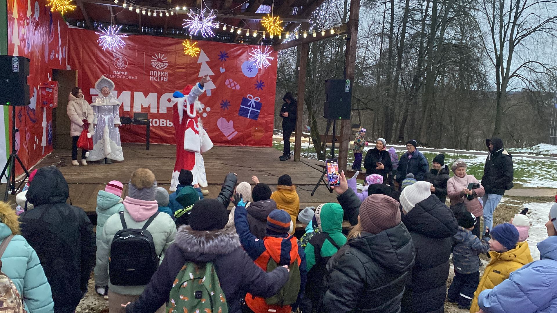 Праздник, парк, вертикалкизима в подмосковье,