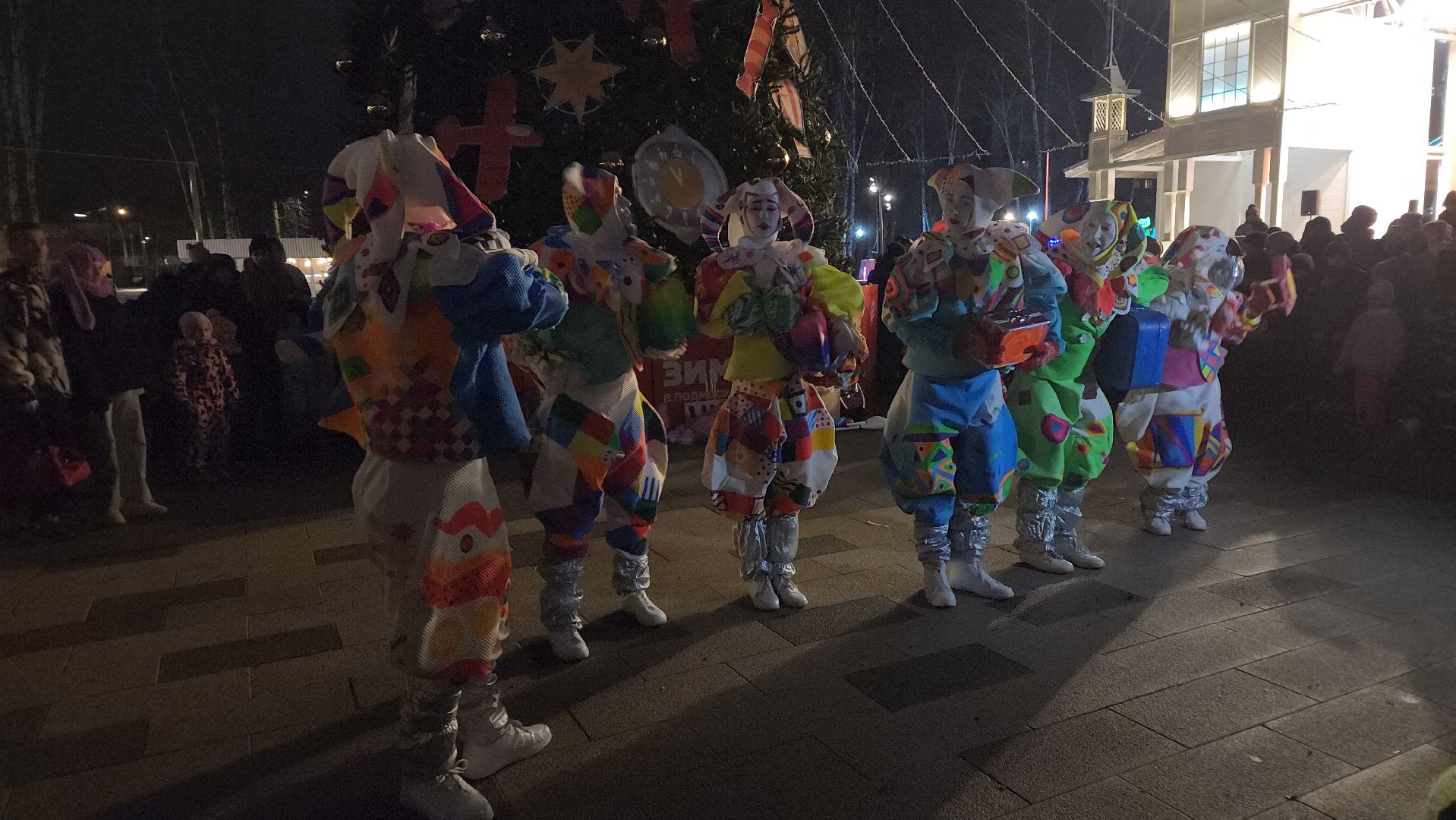 вертикалки, пушкино, центральный парк, зима в подмосковье, концерт, шоу, зрители, театр,