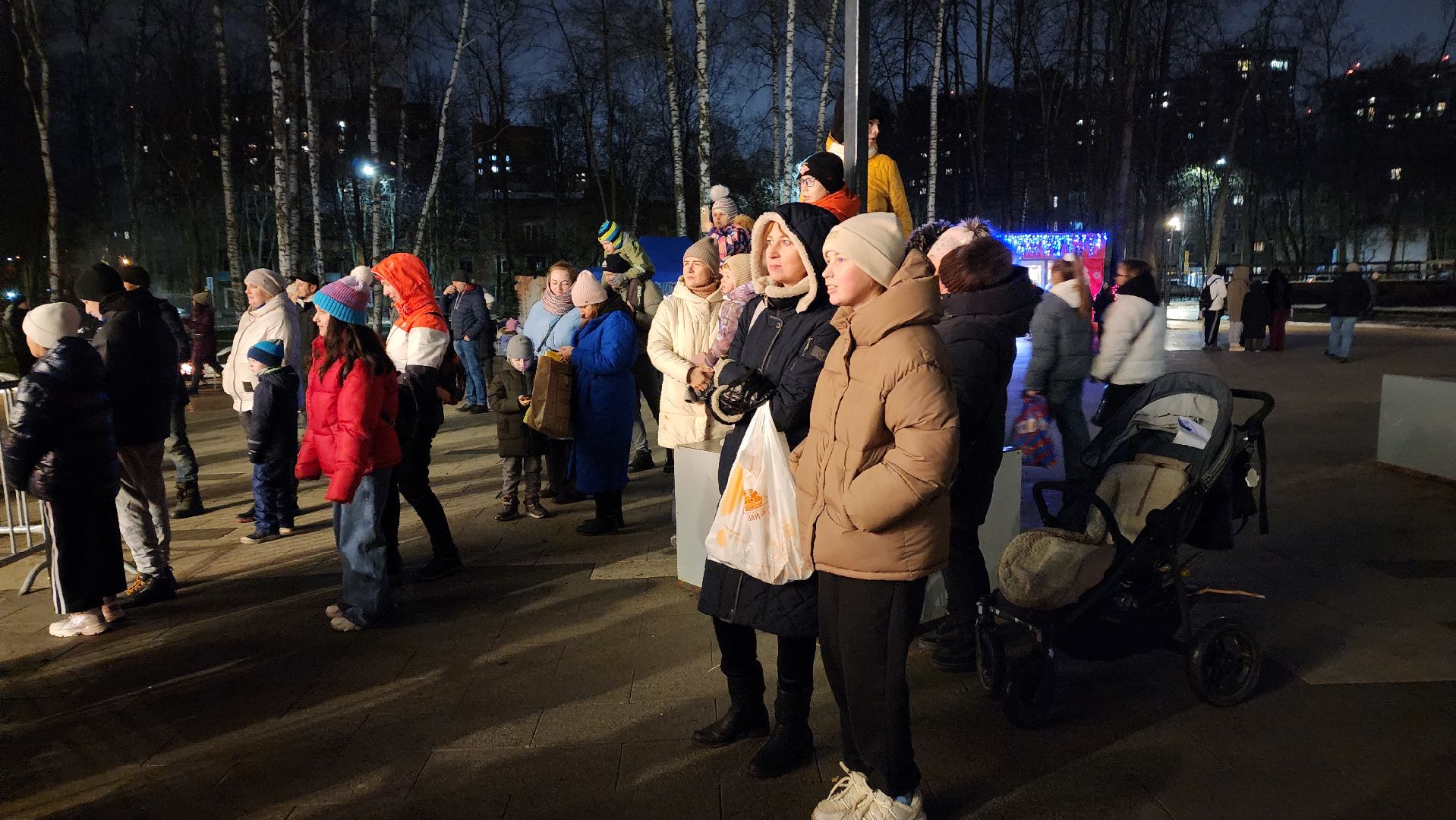 вертикалки, пушкино, центральный парк, зима в подмосковье, концерт, шоу, зрители, театр,