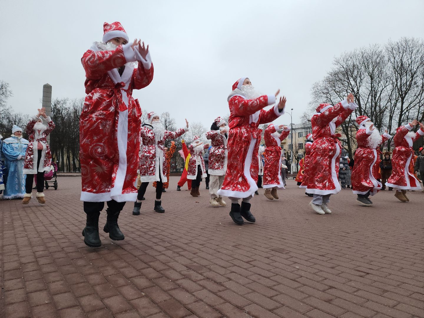 подольск, парк талалихина, зима в подмосковье, парад сказочных героев, вертикалки,