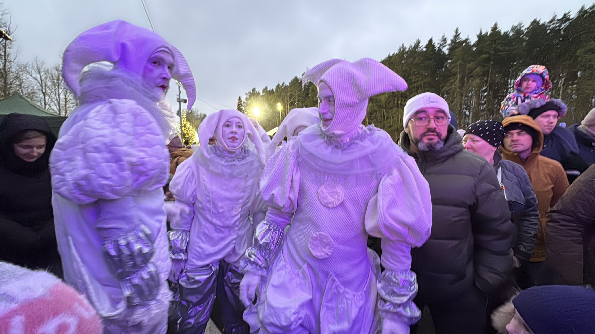 зима в подмосковье, Одинцовский парк, Вертикалка, Главная елка Одинцова, вертикальное видео,