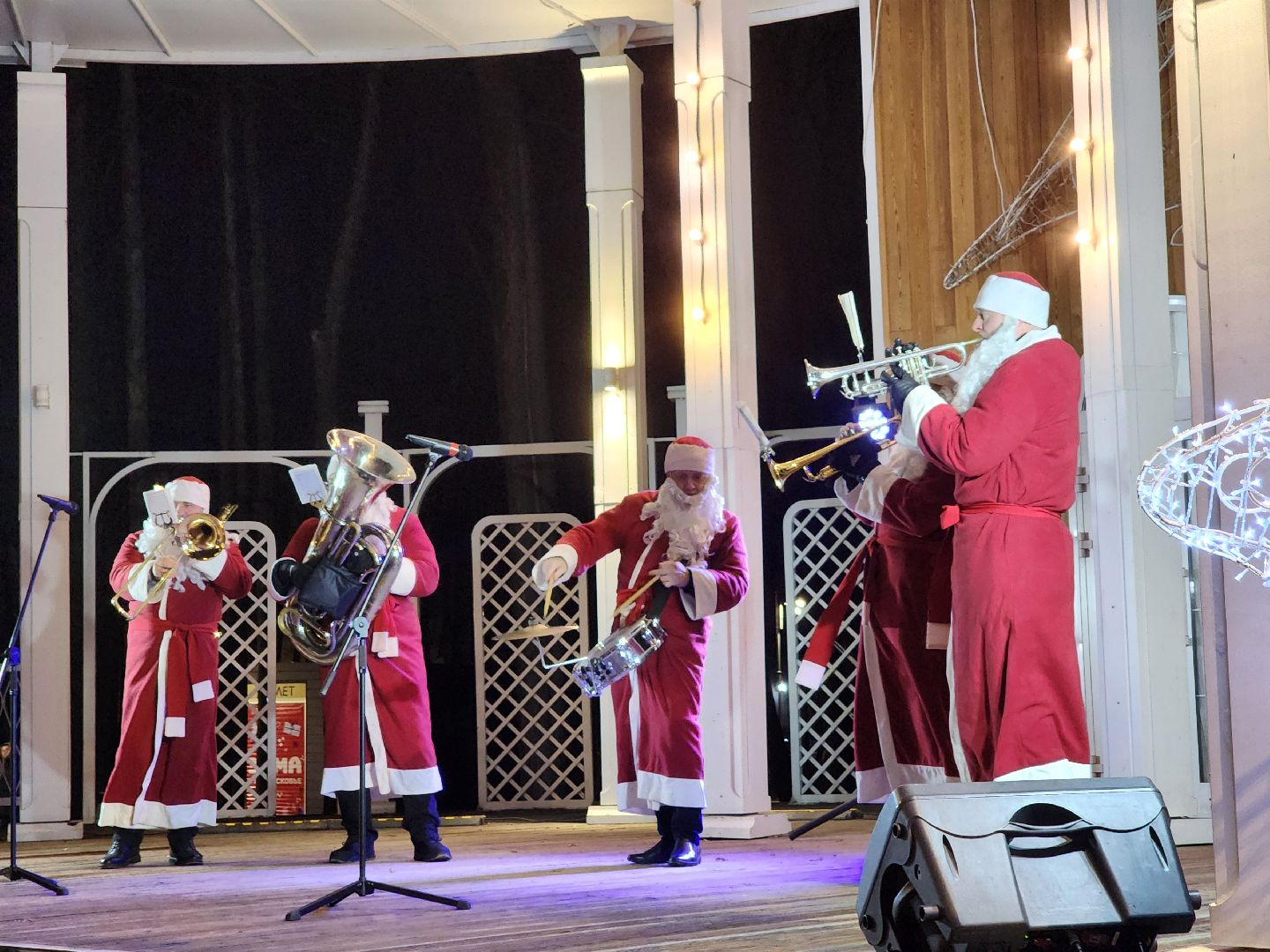 воскресенск, зима в подмосковье, дедушка мороз, вертикалки,