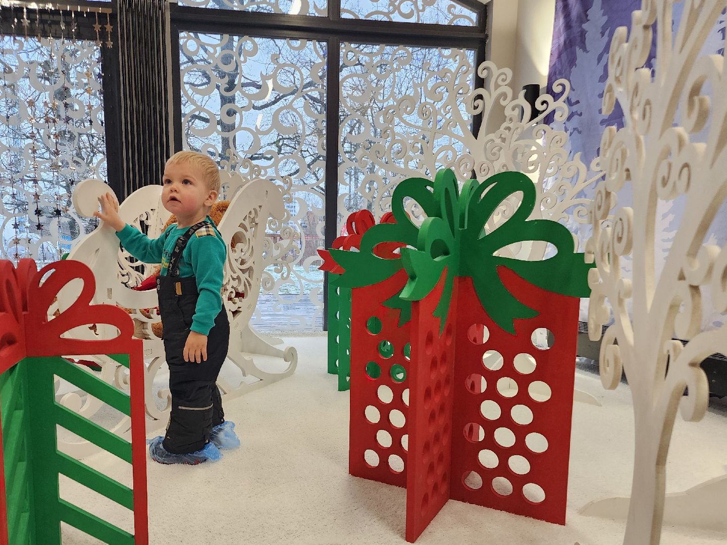 фрязино, вертикалки, резиденция деда мороза, лесопарк, почта деда мороза, новый год,зима в подмосковье,