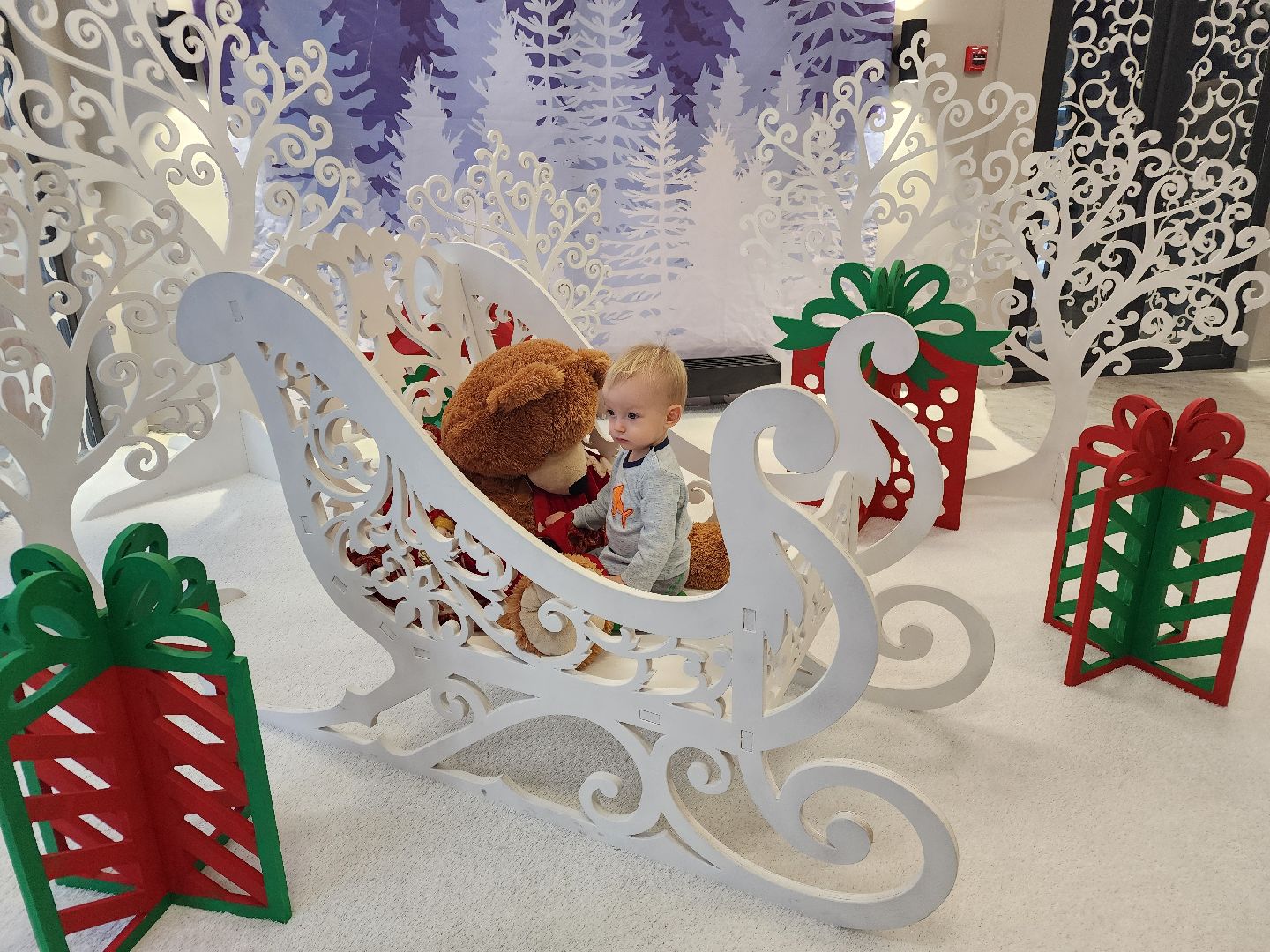 фрязино, вертикалки, резиденция деда мороза, лесопарк, почта деда мороза, новый год,зима в подмосковье,