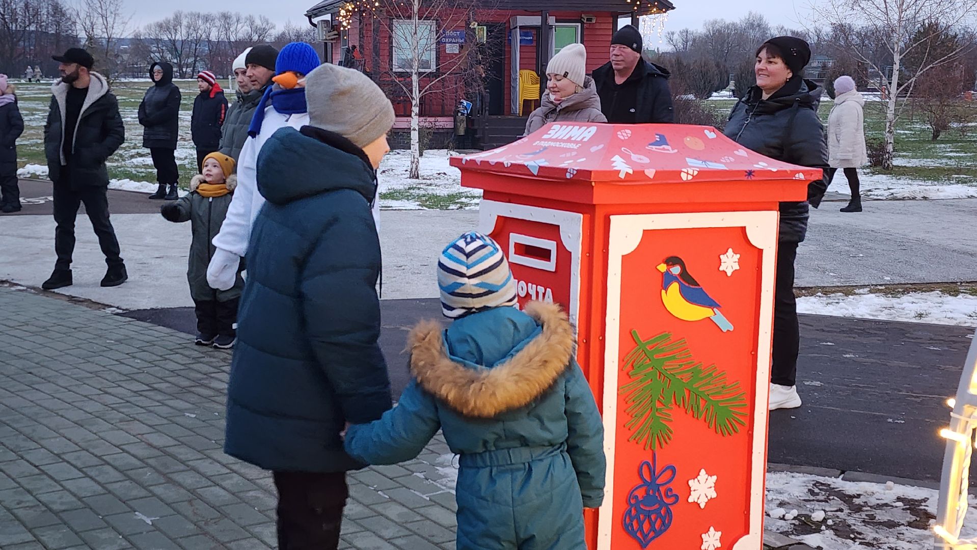 Серебряные Пруды, ПКиО Серебряный, Почта Деда Мороза, открытие зимнего сезона, вертикалки,