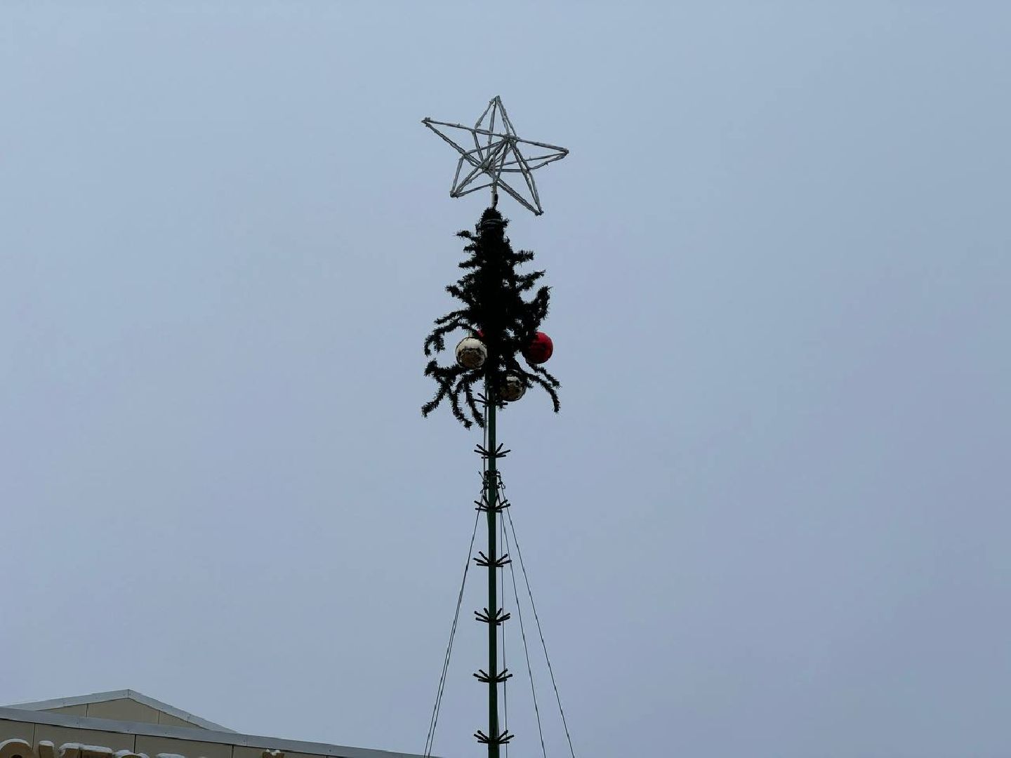 центральная площадь, городской округ восход, установка елки, вертикалки,