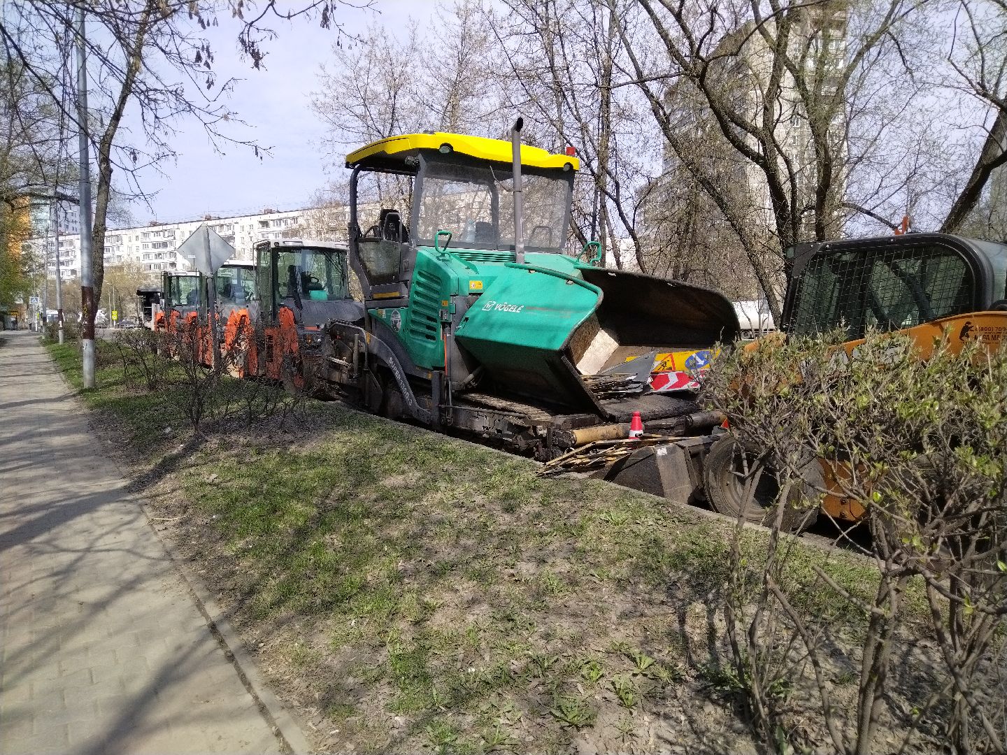 ремонт дорог, Мытищи, Минтранс, Олимпийский проспект, Силикатная