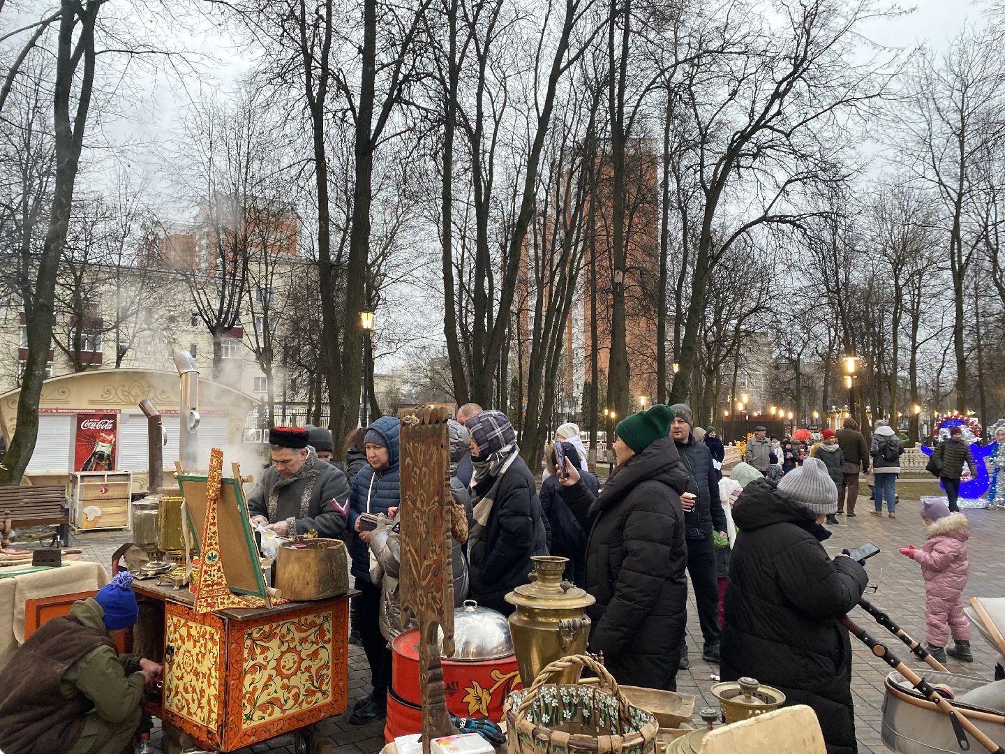 подольск, праздник, самовар, чай с баранками, парк талалихина, вертикалки,