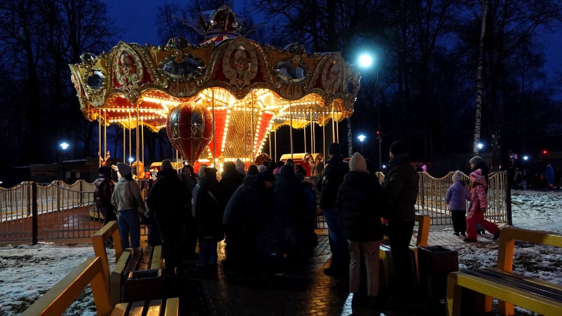 Сергиев Посад, Парки МО, Зима в Подмосковье, вертикалки,