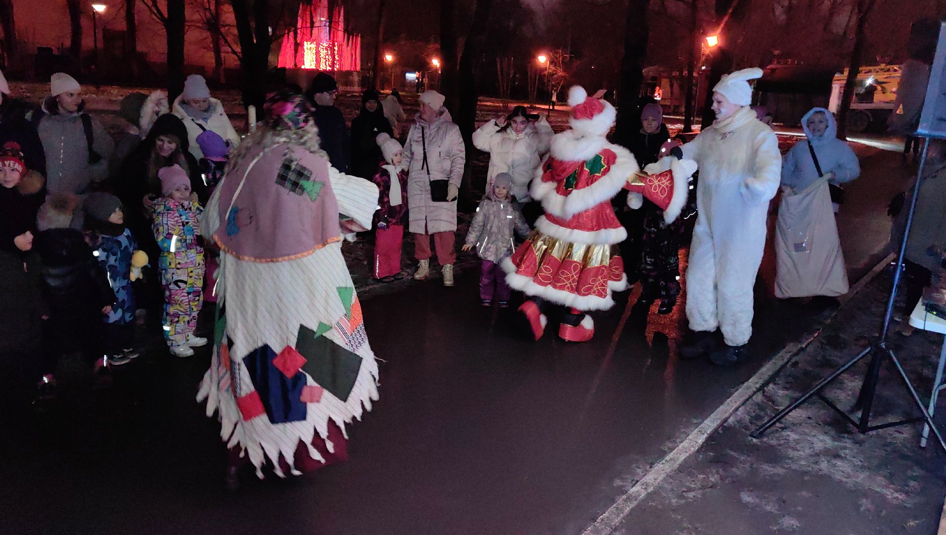 парк, почта деда мороза, мастерская, зимние забавы,