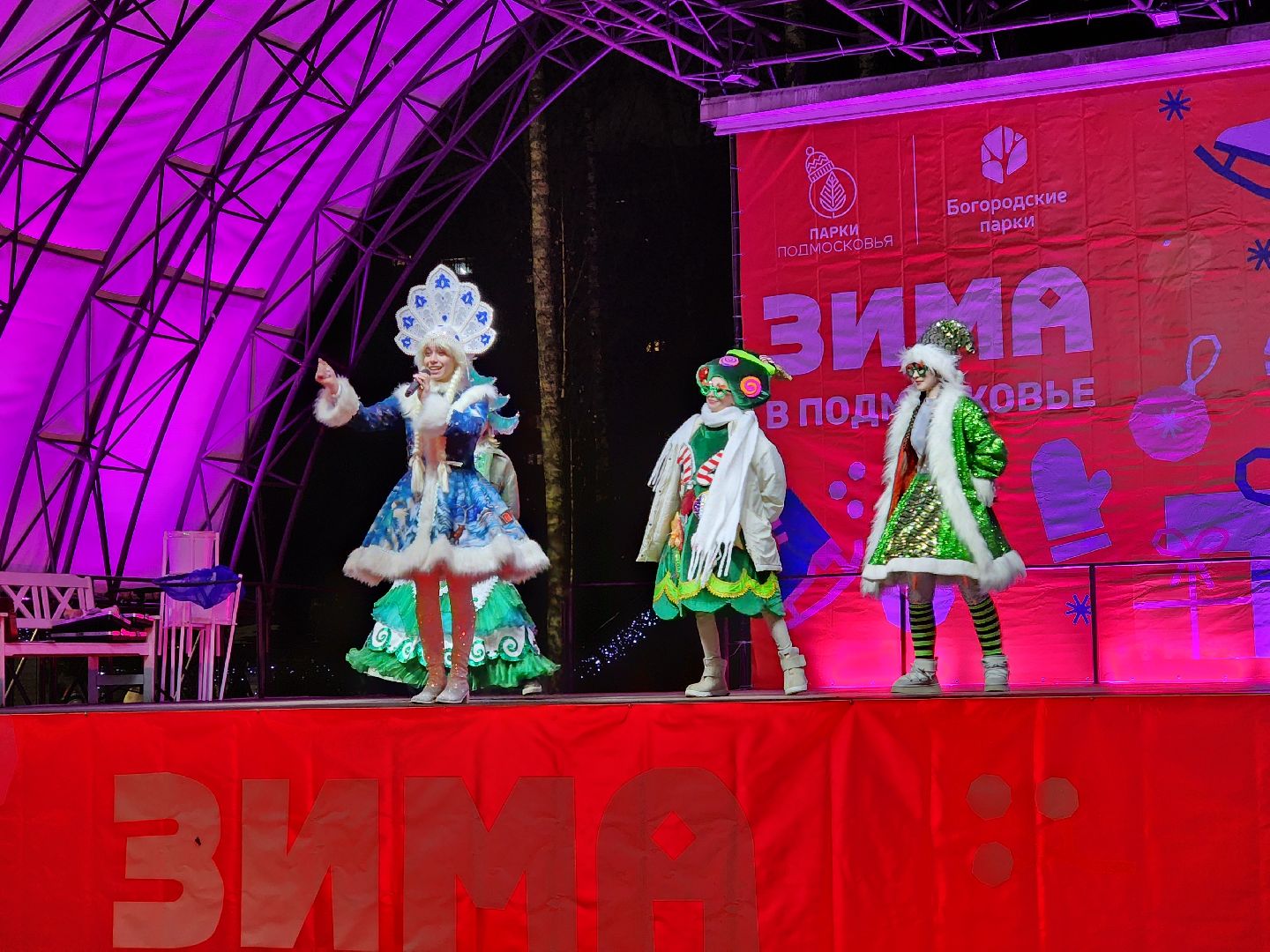 общество, жители, ногинск, парки подмосковья, новогодняя елка, огненное шоу, дети, вертикалки, зима в подмосковье,