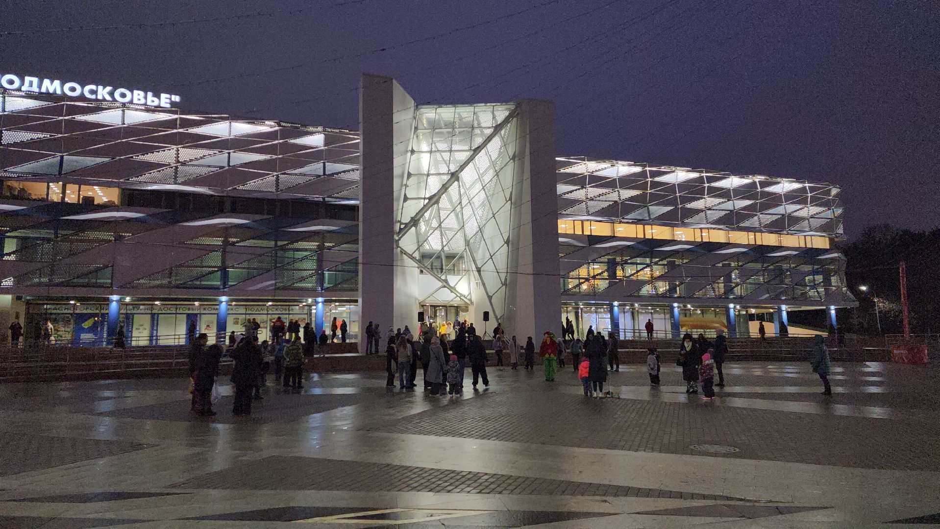 зима в подмосковье, красногорск, ёлка,