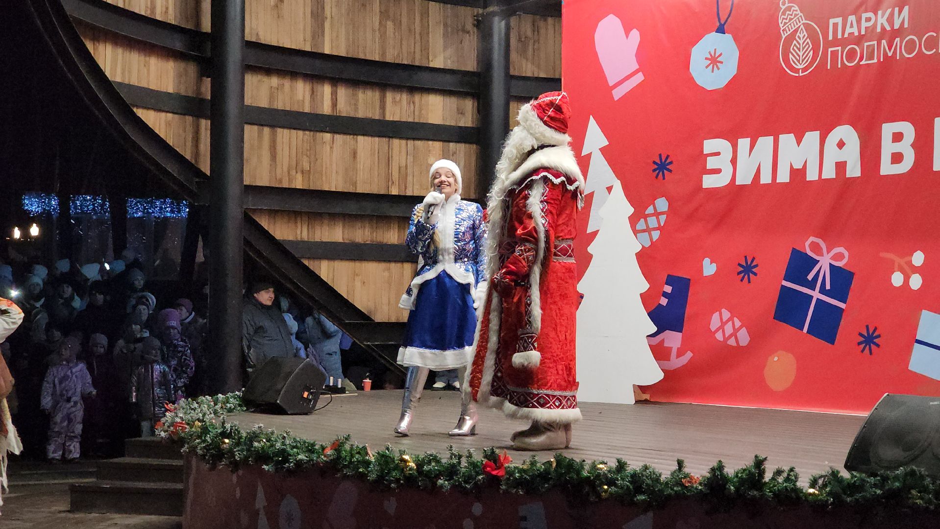 кашира, парк, открытие зимнего сезона, новогодняя елка, вертикалки,зима в подмосковье,