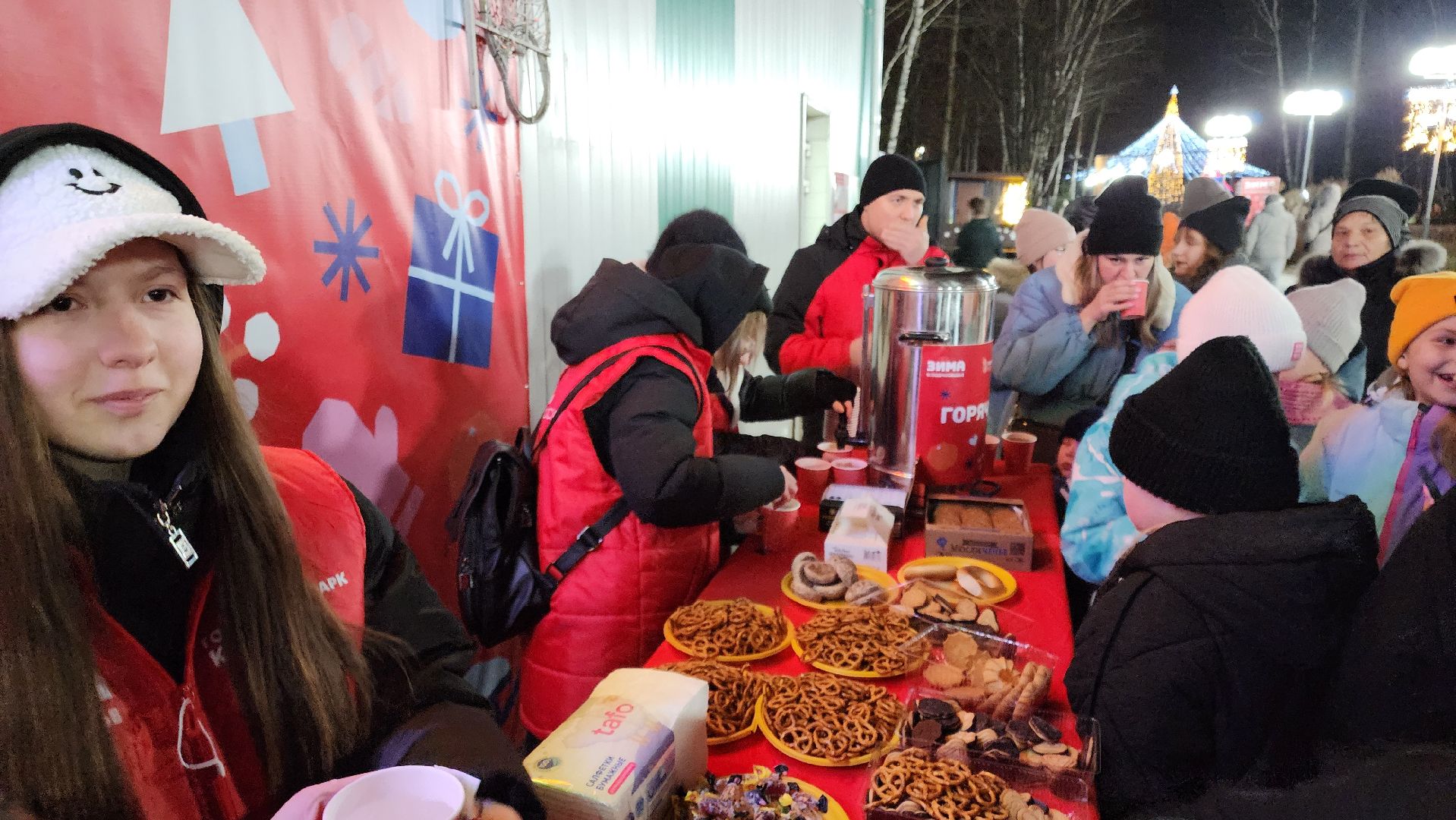 кашира, парк, открытие зимнего сезона, новогодняя елка, вертикалки,зима в подмосковье,