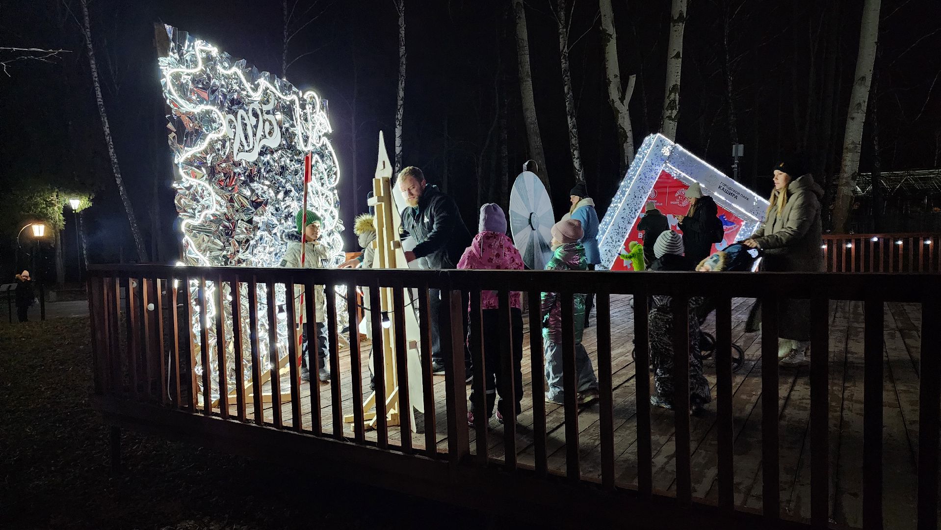 кашира, парк, открытие зимнего сезона, новогодняя елка, вертикалки,зима в подмосковье,