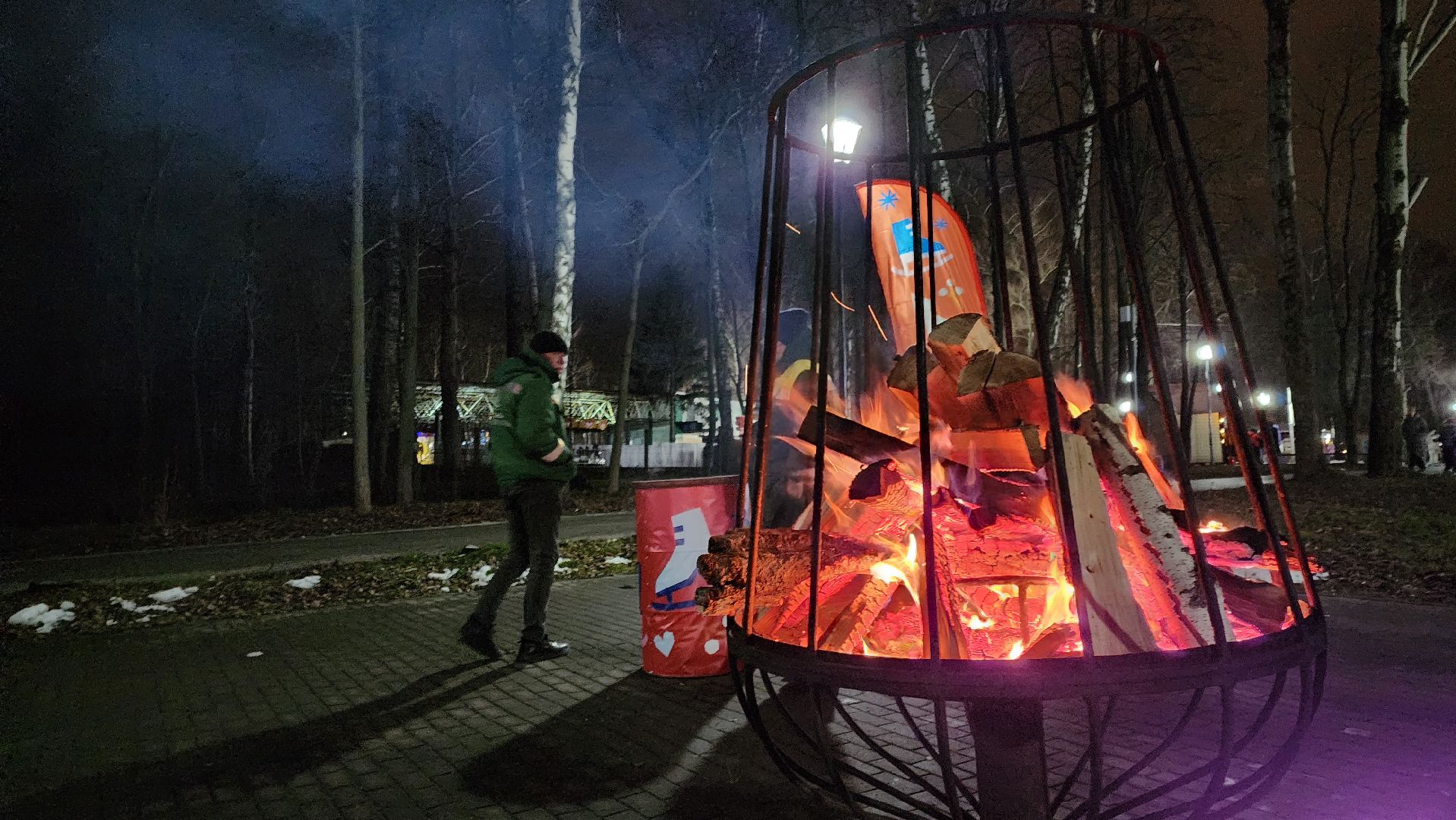 кашира, парк, открытие зимнего сезона, новогодняя елка, вертикалки,зима в подмосковье,