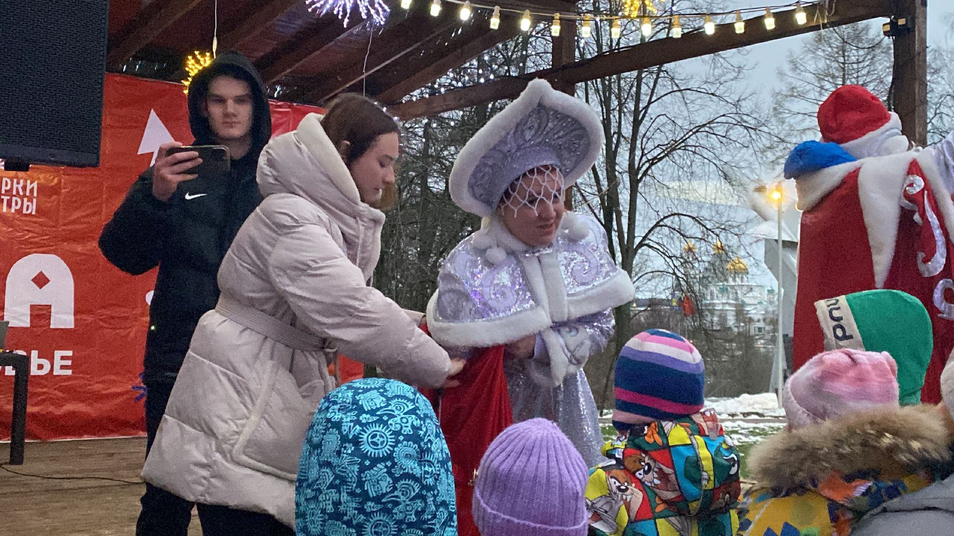 Парк, Зима, Дети, зима в подмосковье, вертикалки,