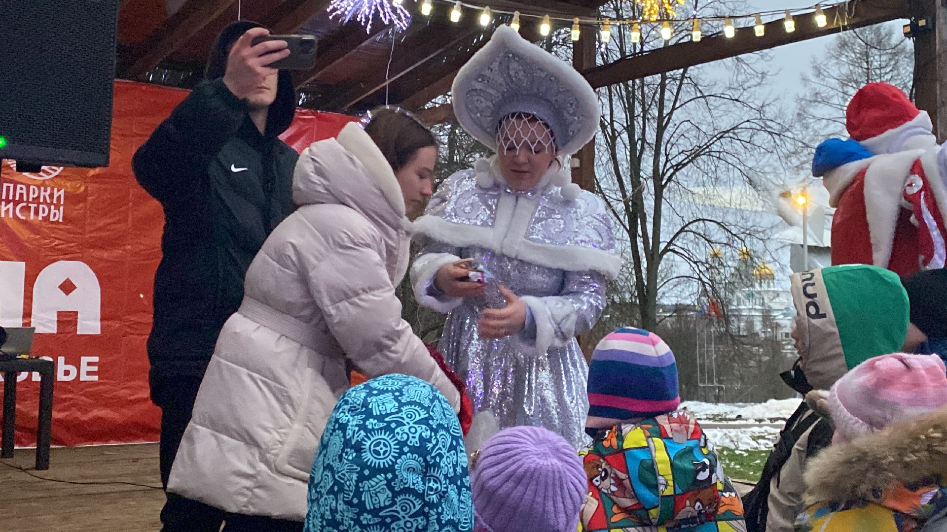 Парк, Зима, Дети, зима в подмосковье, вертикалки,