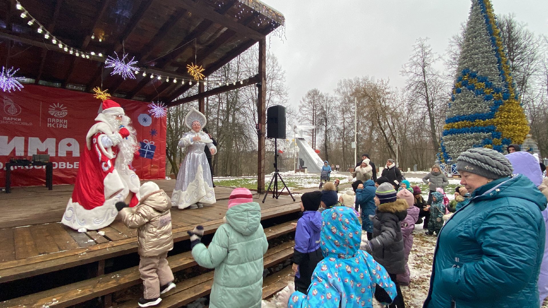 зима в подмосковье, Парк, Дети, вертикалки,