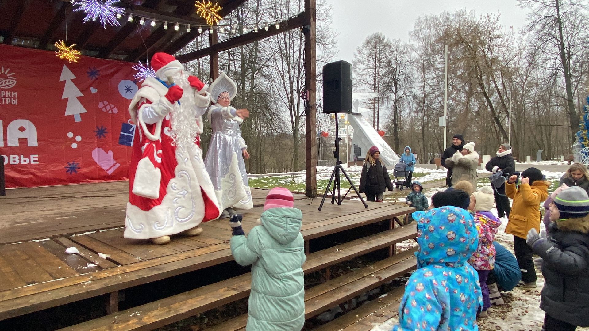зима в подмосковье, Парк, Дети, вертикалки,