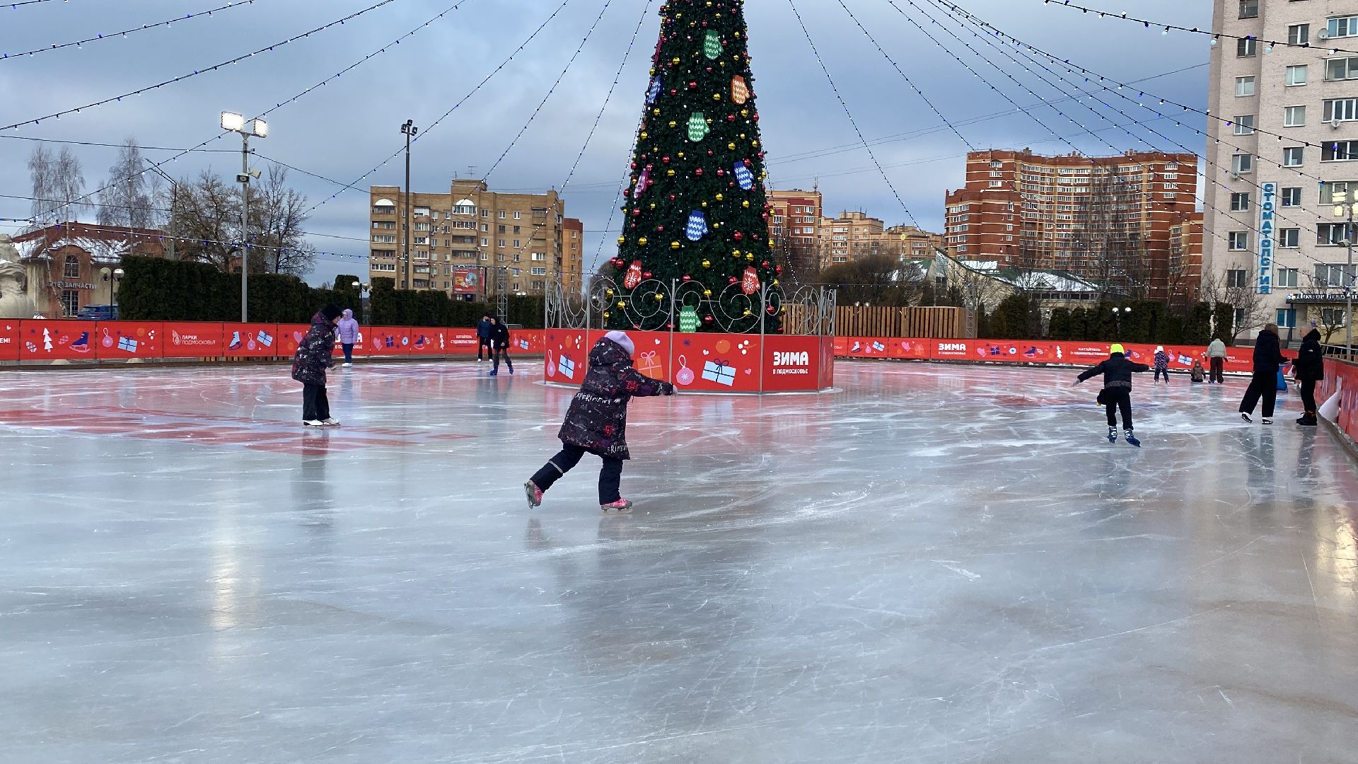 Каток, Зима, Истра, вертикалки,