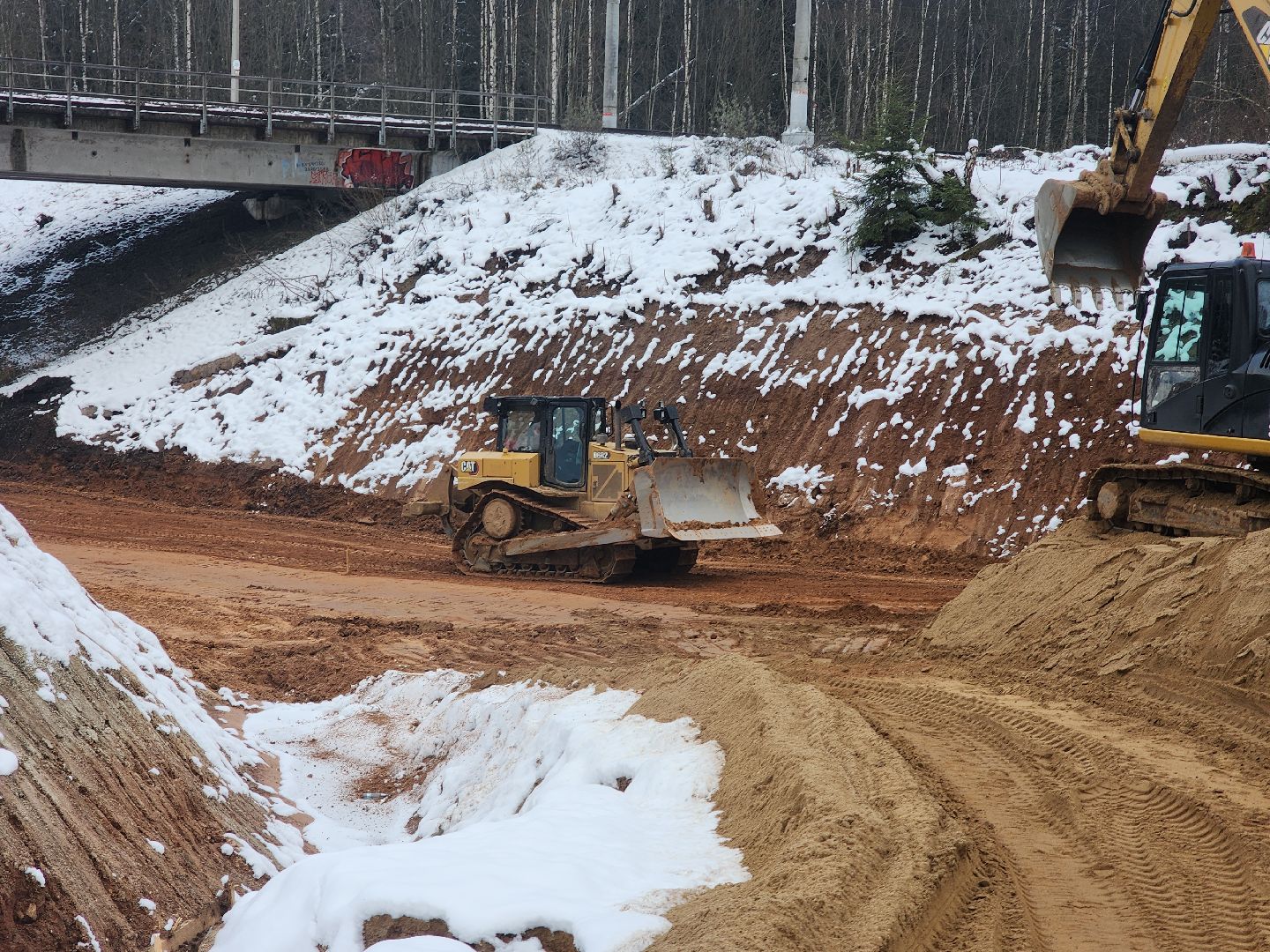 руза, тучково, строительство дороги, объездная дорога, рузский городской округ, московская область, подмосковье, вертикалки,