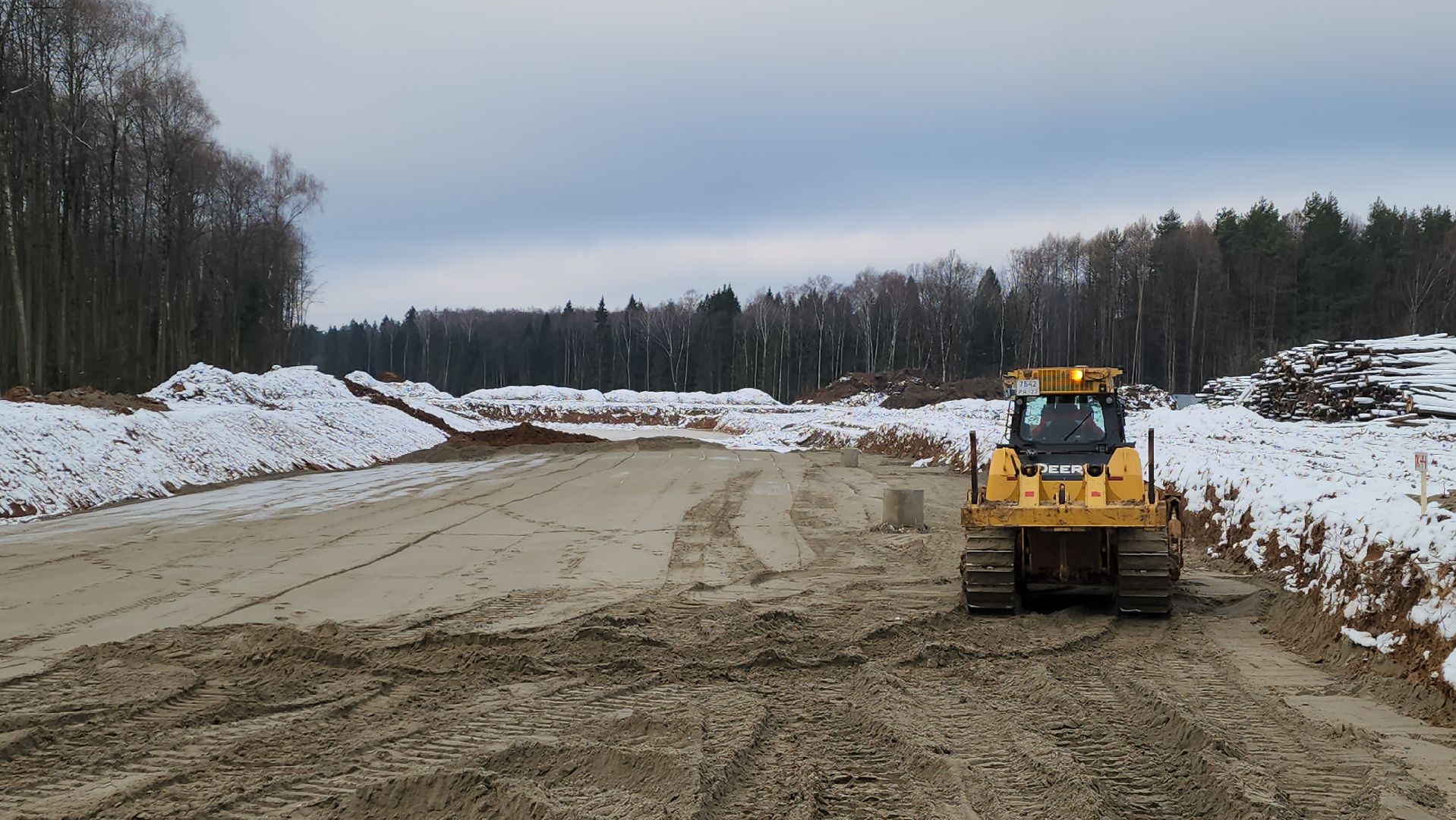 красногорск, пятницкое шоссе, строительство дороги, вертикальное видео,