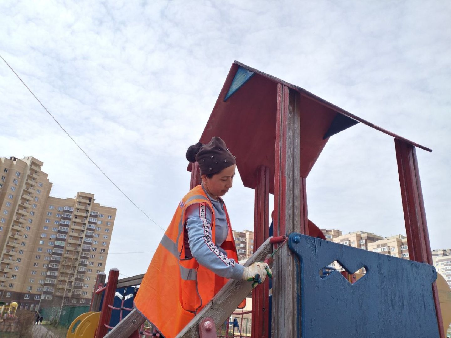 благоустройство, детские площадки, Лосино-Петровский