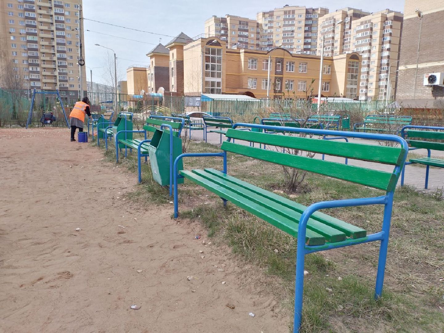 благоустройство, детские площадки, Лосино-Петровский