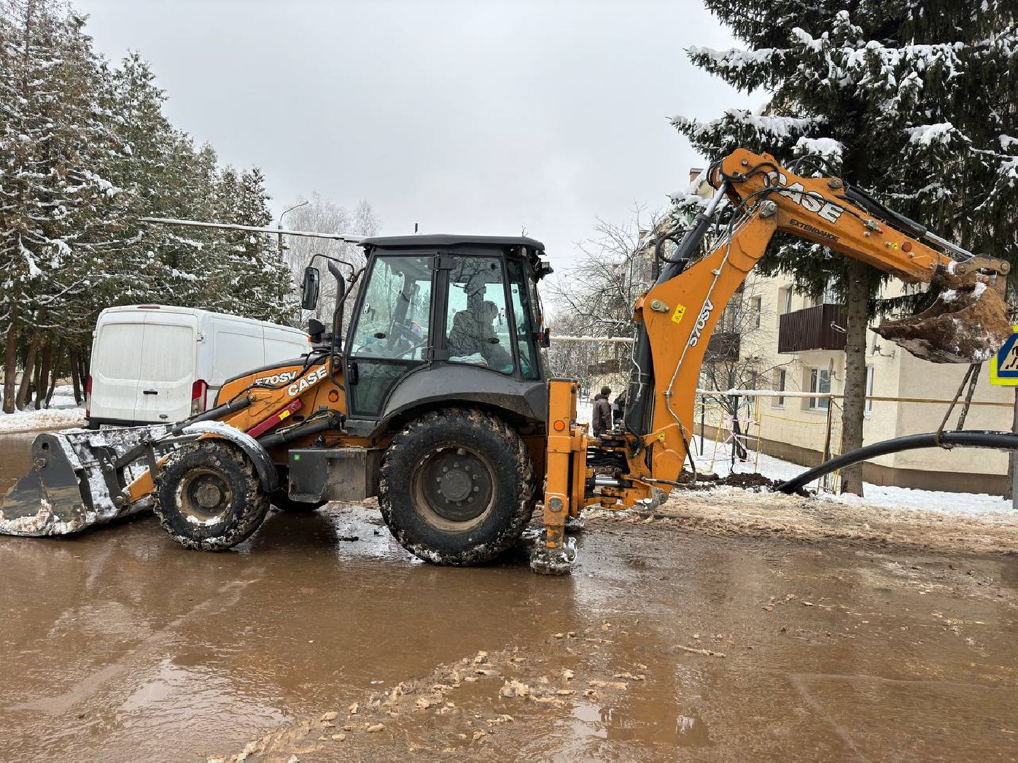 городской округ восход, бригада рабочих, водоснабжение, вертикалки,