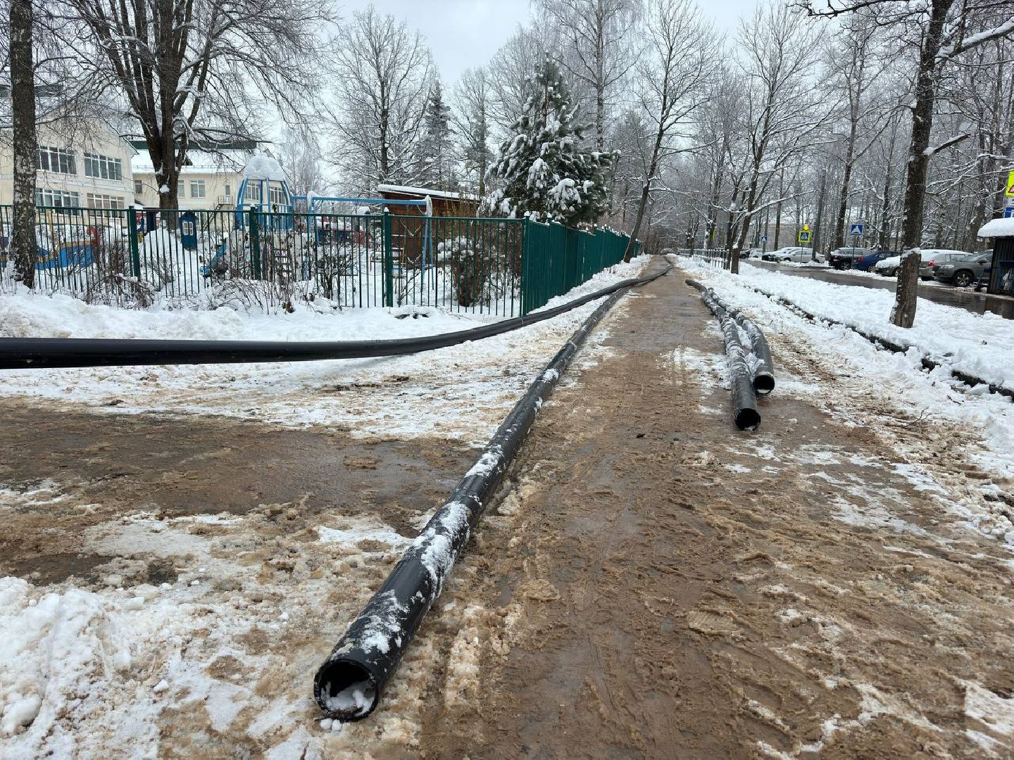 городской округ восход, бригада рабочих, водоснабжение, вертикалки,