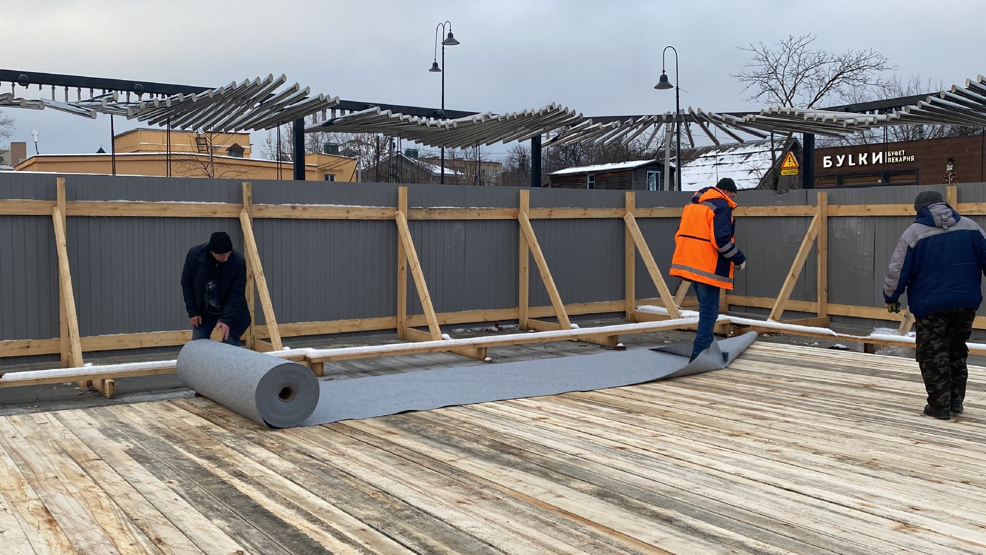 Благоустройство, инсталляция, новый год, Истра, вертикалки,