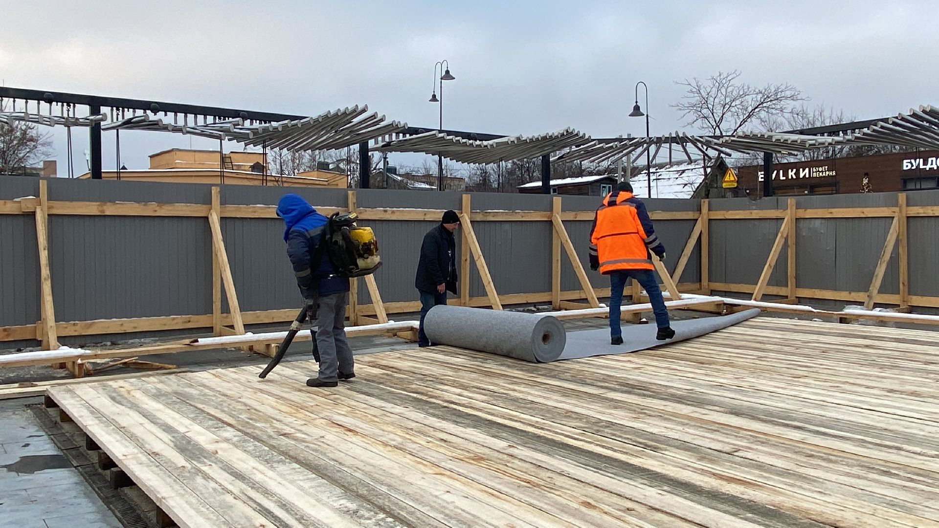 Благоустройство, инсталляция, новый год, Истра, вертикалки,