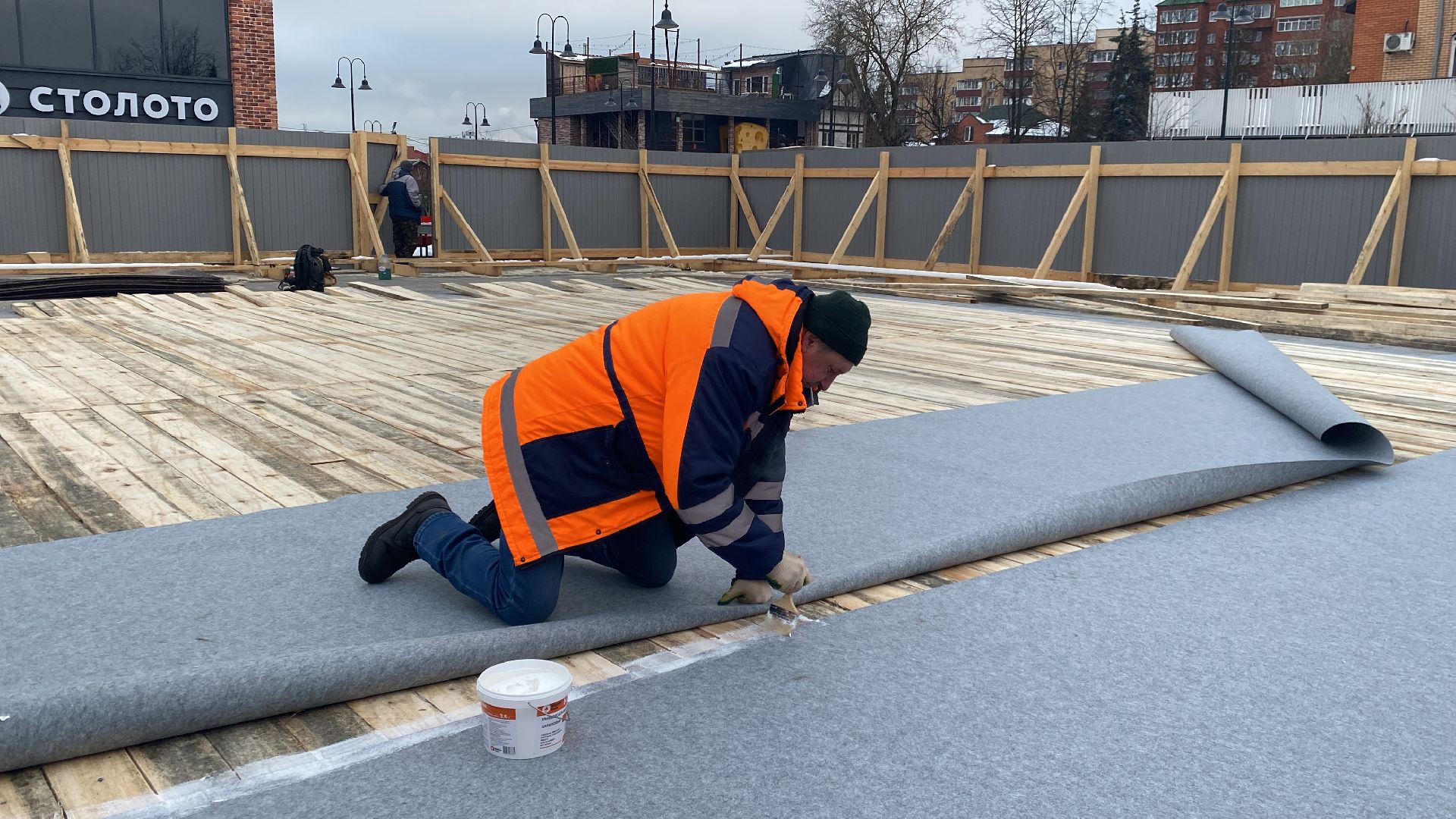 Благоустройство, инсталляция, новый год, Истра, вертикалки,