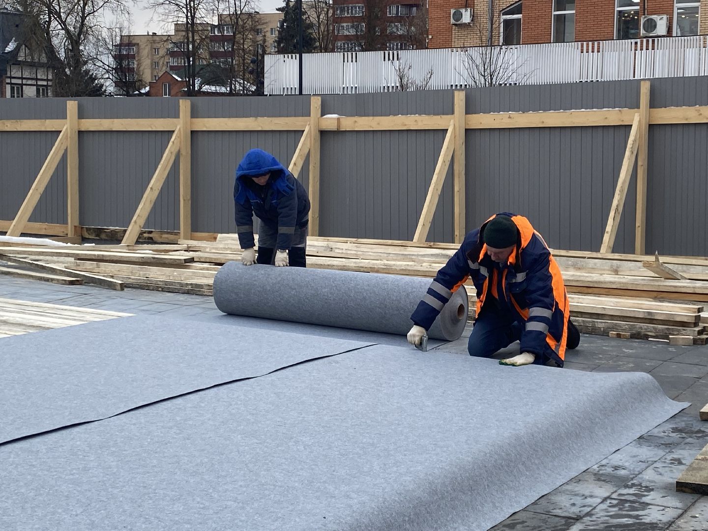 Благоустройство, инсталляция, новый год, Истра, вертикалки,