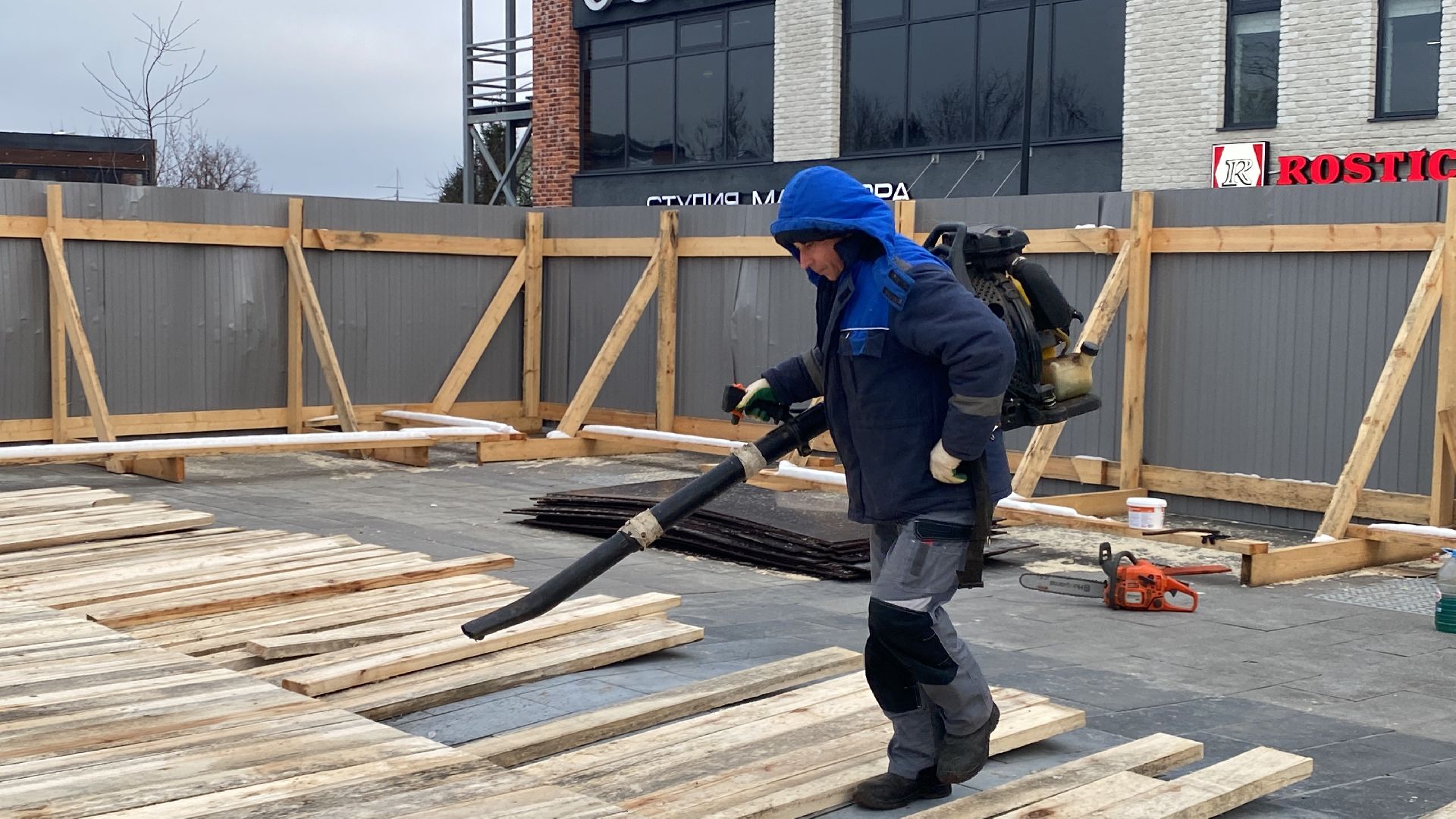 Благоустройство, инсталляция, новый год, Истра, вертикалки,