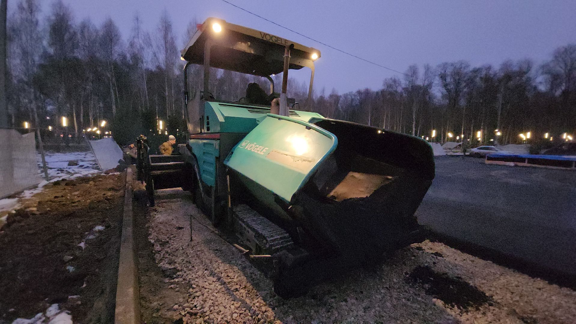 Укладка асфальта, Мемориал, Асфальтирование, Лобня, вертикалки,