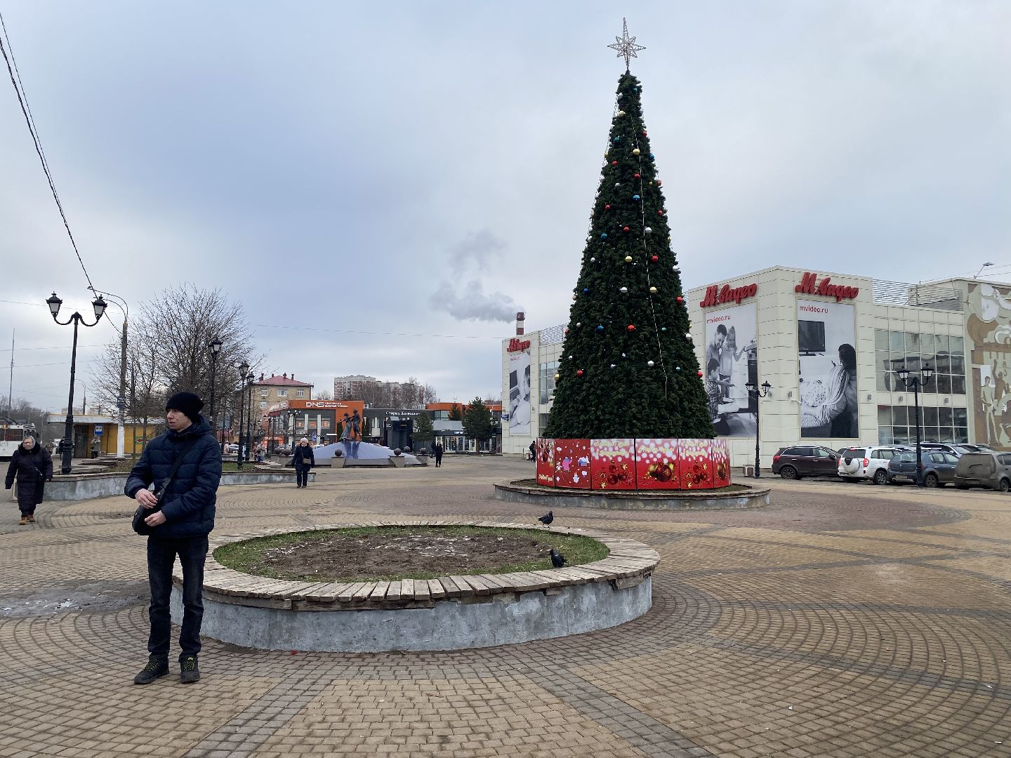 подольск, ёлка, новый год, вертикалка,