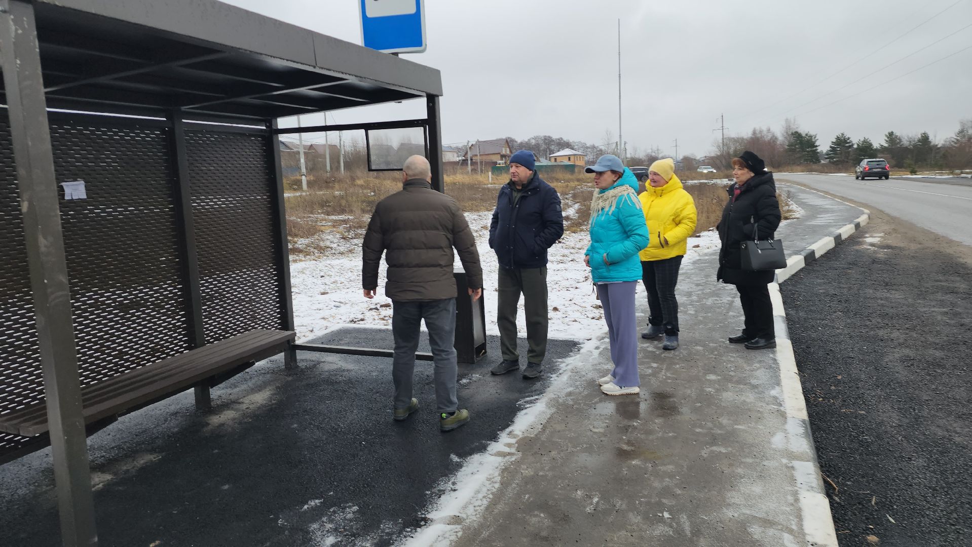 серпухов, автобусные остановки, деревня скрылья, деревня глазово, тротуар, транспорт, вертикалки,