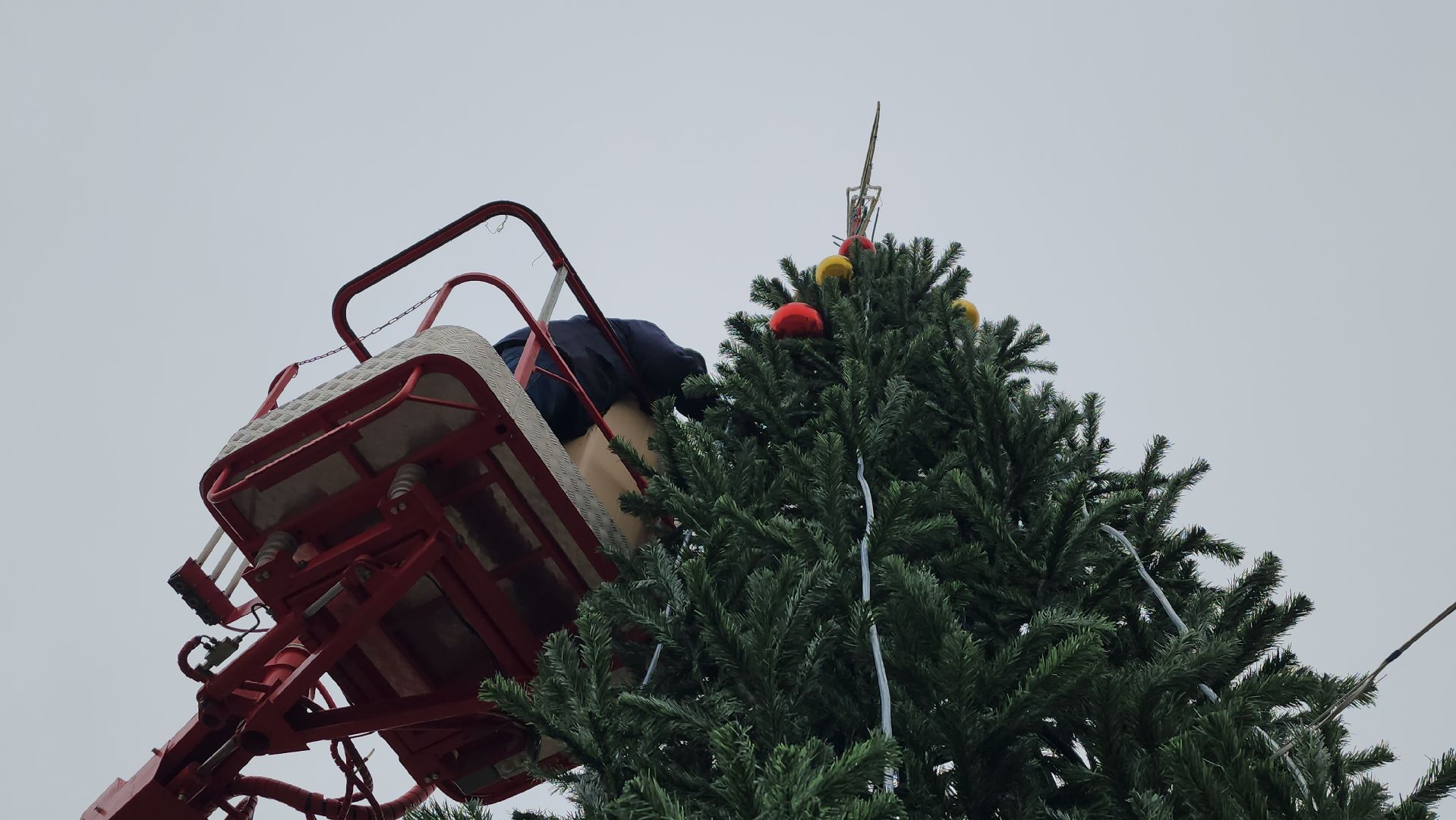 серпухов, зима в подмомсковье, ёлка, поселок большевик, дс надежда, вертикалки,