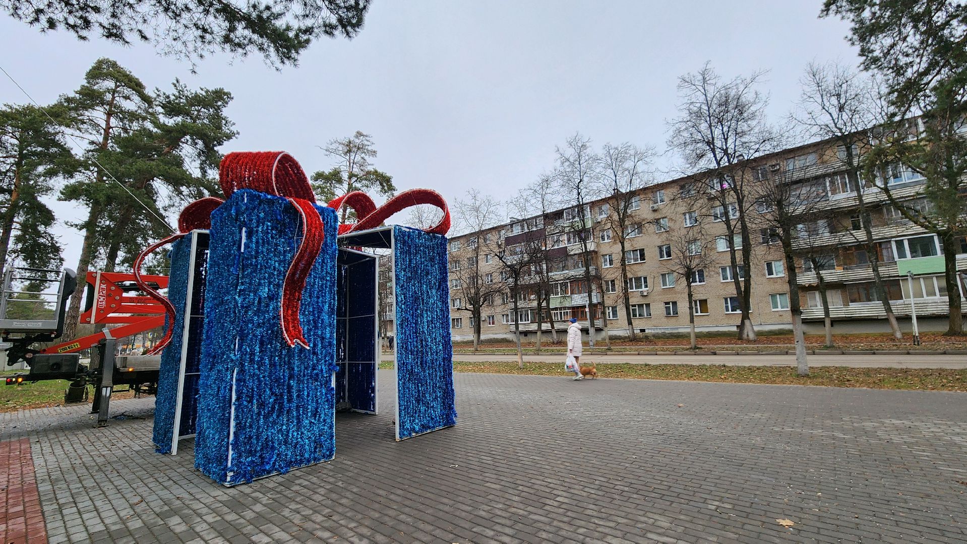 новый год, украсили город, протвино, г о серпухов, иллюминация, вертикалки,