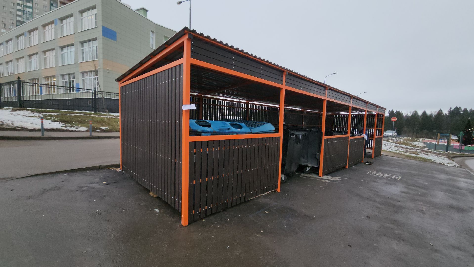 красногорск, вертикалка,контейнерная площадка,благоустройство,